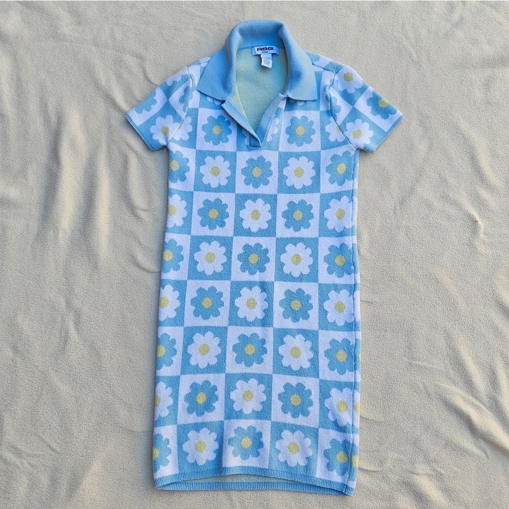 RSQ flower print sweater dress Size M